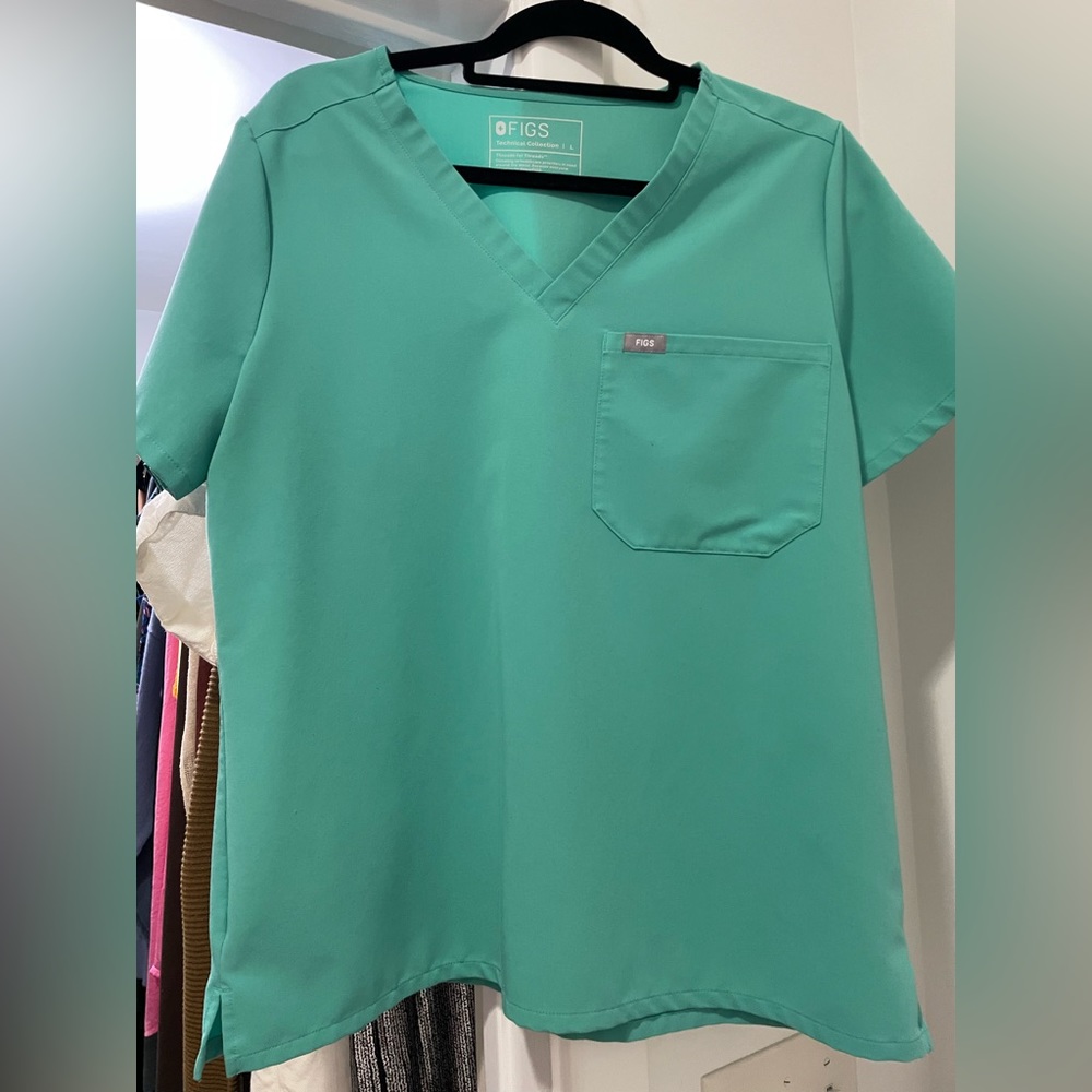 Figs Women's Top in Teal